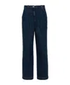 Apc High-rise Wide-leg Jeans In Black
