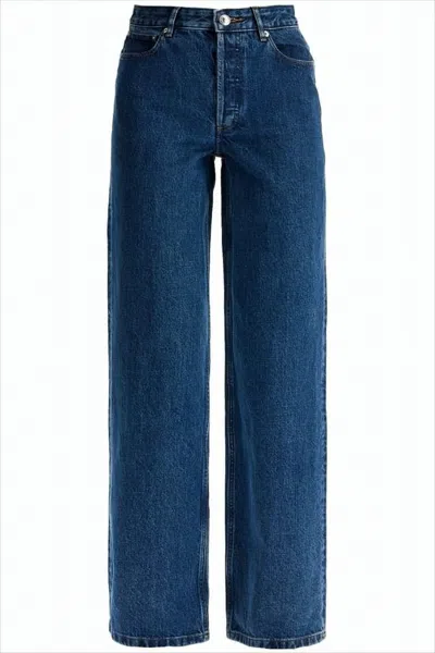 Apc A.p.c. Elisabeth Straight Leg Jeans In Blue