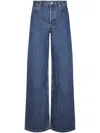 Apc High-waisted Wide-leg Jeans With Timeless Appeal In Blue