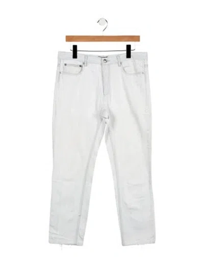 Pre-owned Apc High-rise Straight Leg Jeans In Blue