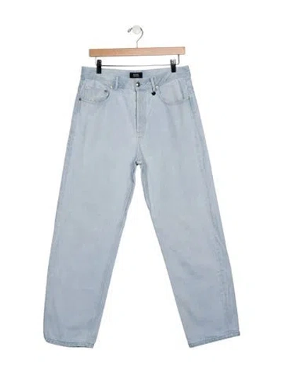 Pre-owned Apc High-rise Straight Leg Jeans In Blue