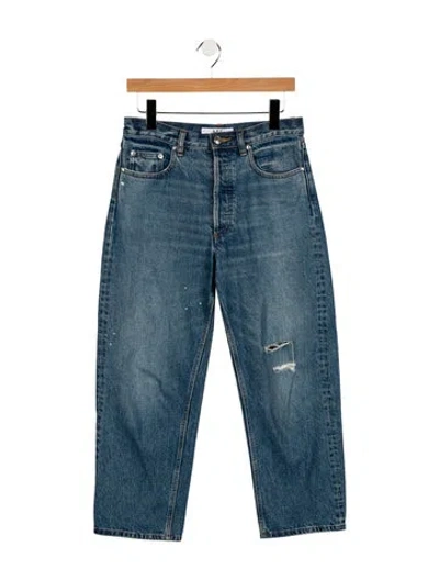 Pre-owned Apc High-rise Straight Leg Jeans In Blue