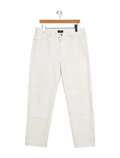 Pre-owned Apc High-rise Straight Leg Jeans In Neutral