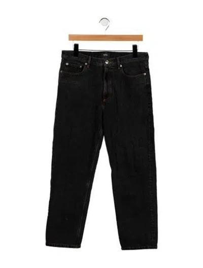 Pre-owned A.p.c. High-rise Wide Leg Jeans In Blue