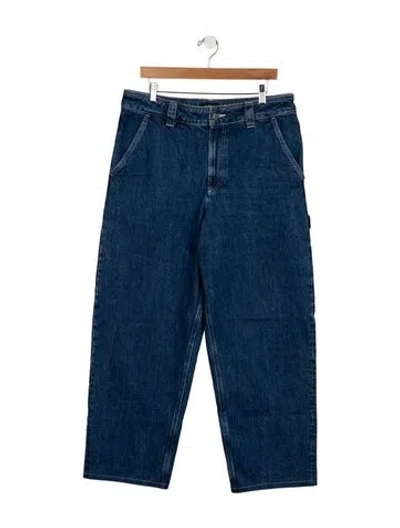 Pre-owned A.p.c. High-rise Wide Leg Jeans In Blue