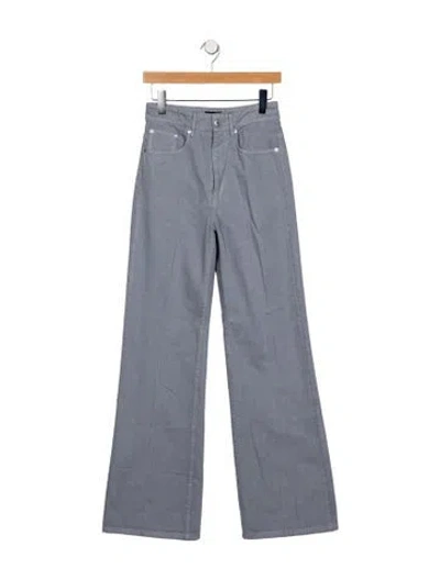 Pre-owned A.p.c. High-rise Wide Leg Jeans In Blue