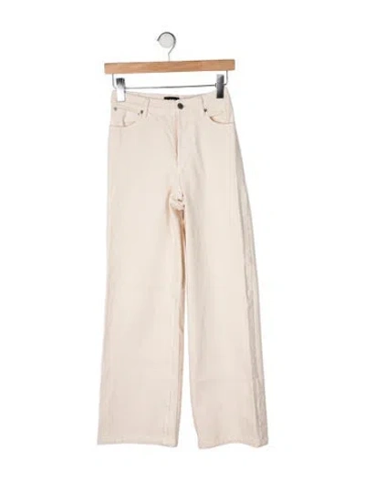 Pre-owned A.p.c. High-rise Wide Leg Jeans In Neutral