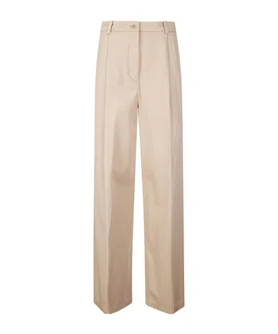 A.p.c. High-waist Wide-leg Pants In Neutral