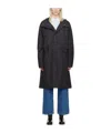 Apc Hooded Long-sleeved Windbreaker In Black