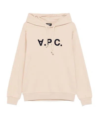 Apc Hooded Sweater In Nude