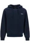 Apc Felpa Con Cappuccio E Logo Floccato In Blue