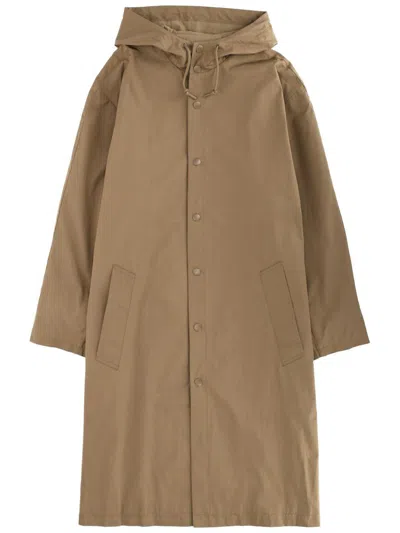 APC A.P.C. HOODED TRENCH COAT