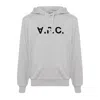 Apc A.p.c. Sweaters In China Grey/dark Navy
