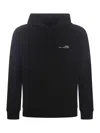 Apc A.p.c. Hoodie Standard Rue Madame Gots In Black