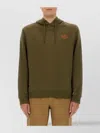 Apc Hoodie With Drawstring Hood And Kangaroo Pocket In Green