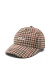 Apc Houndstooth-pattern Baseball Cap In Brown