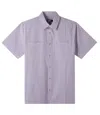 Apc Hunt Short-sleeve Shirt In Purple