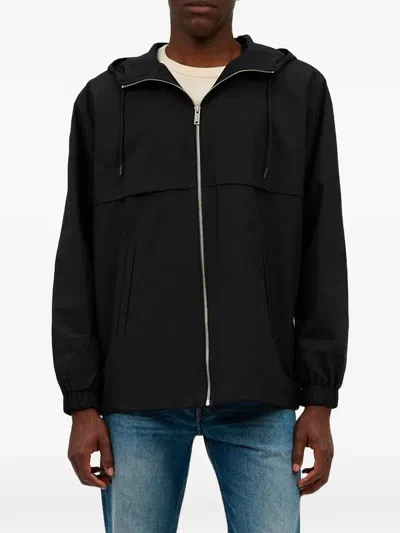 Apc A. P.c. Iggy Hooded Windbreaker In Black