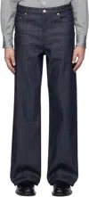 Apc Indigo Aaron Jeans In Iai Indigo