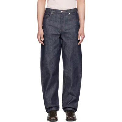 A.p.c. Indigo Fairfax Jeans In Blue