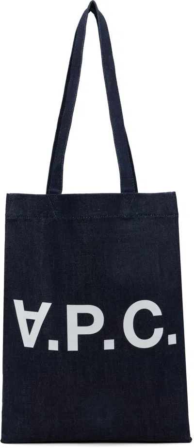 Apc Indigo Laure Tote In Purple