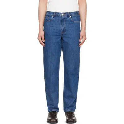 A.p.c. Indigo Martin Jeans In Blue