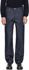 Apc Indigo Martin Jeans In Iai Indigo