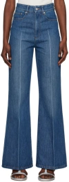 Apc Indigo Natacha Ramsay-levi Edition Clinteau Jeans In Ial Washed Indigo
