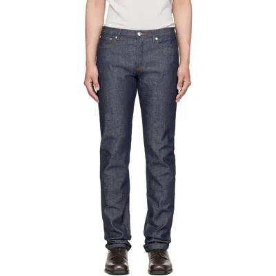 A.p.c. Indigo Petit Standard Jeans In Blue