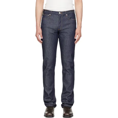 A.p.c. Indigo Petit Standard Jeans In Purple
