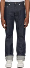 Apc Indigo Standard Jeans In Iai Indigo