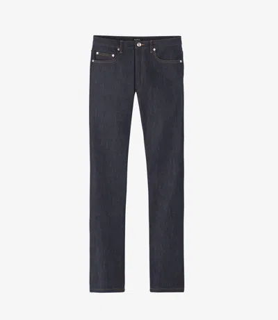 Apc Indigo Stretch Iai In Stonewashed Black
