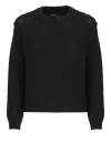 Apc A.p.c. Crewneck Knitted Jumper In Black