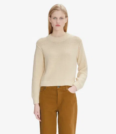 APC INGA SWEATER L ECRU