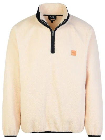 APC A.P.C. ISLAND' BEIGE POLYESTER FLEECE