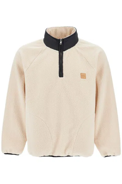 Apc Island Fleece Sweatshirt In In White
