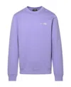Apc A.p.c. Lilac Cotton Sweatshirt In Blue