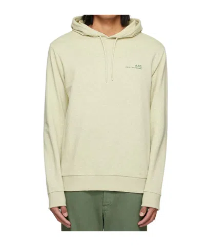 Apc A.p.c. Item H Drawstring Long-sleeved Hoodie In Nude