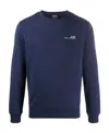 Apc Item Logo-print Cotton Sweatshirt In Blue