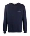 Apc Organic Cotton Sweatshirt With Minimalist Branding And Comfortable Fit In Black