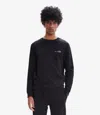Apc Organic Cotton Sweatshirt With Minimalist Branding And Comfortable Fit In Black