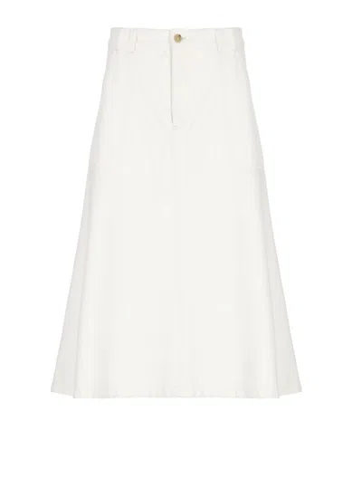 Apc A.p.c. Skirts In White