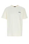 Apc A.p.c. Ivory Cotton T Shirt In Black