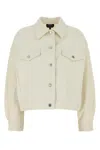 Apc A.p.c. Women's Sainters Denim Jacket In White