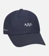 Apc Jack Golf Cap M Iai In Iai - Indigo