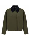 Apc A.p.c. 'becca' Jacket In Green
