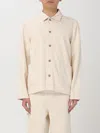 Apc A.p.c. Sand Denim Kerlouan Jacket In Ecru