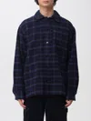 Apc A.p.c. A.p.c. Stanley Checked Wool Overshirt In Blue