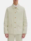 Apc A.p.c. Long-sleeved Button-up Jacket In White