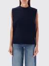 Apc Waistcoat A.p.c. Woman Color Blue In Blau